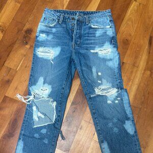 CARMAR Designer Distressed Jean size 27 - super cool look